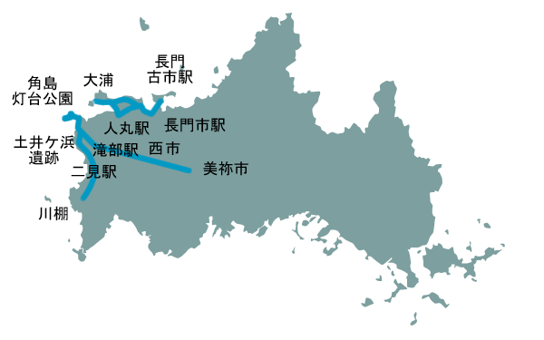 ブルーライン交通株式会社路線地図